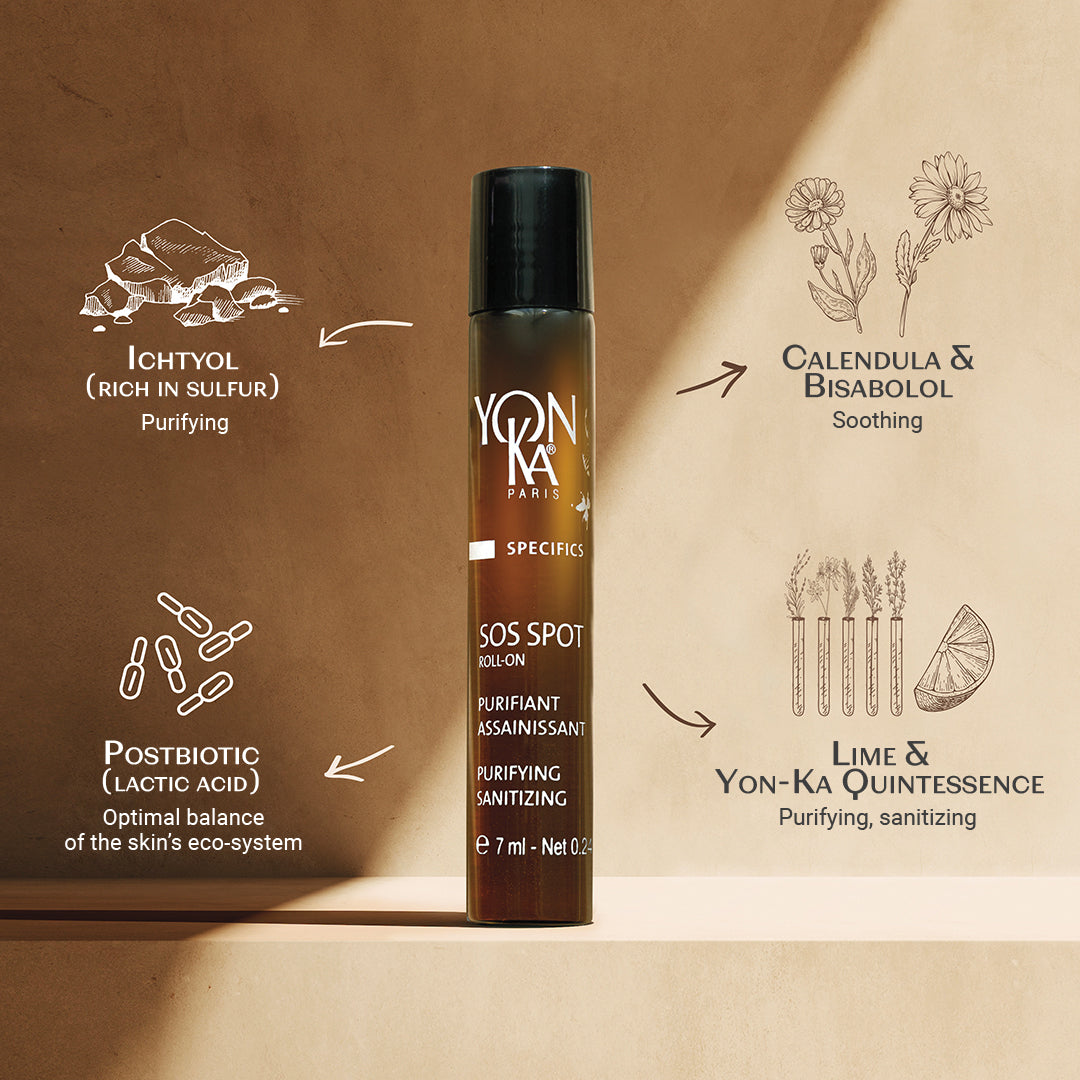 SOS SPOT ROLL-ON Purifying, sanitizing