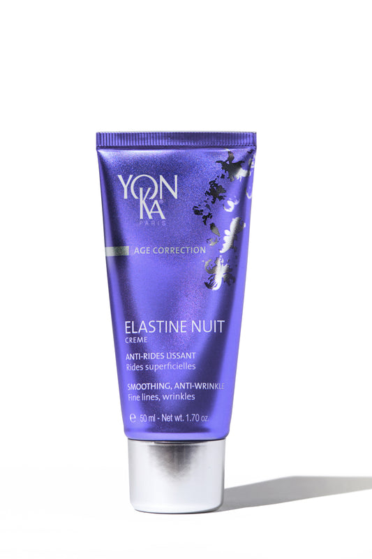 CREME ELASTINE NUIT Anti-rides lissant , rides superficielles